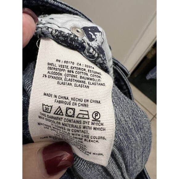 anthropologie pilcro and the letterpress Slim Boyfriend Denim Shorts Sz 26 Boho - Picture 10 of 12